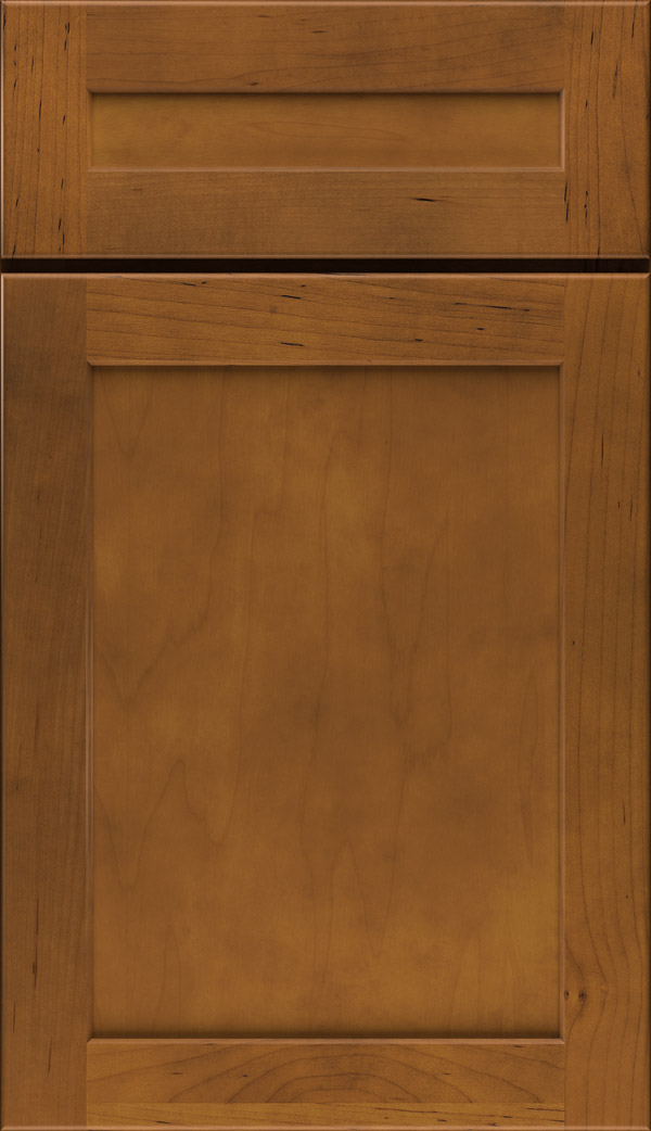 Winstead 5-piece Maple shaker cabinet door in Saddle